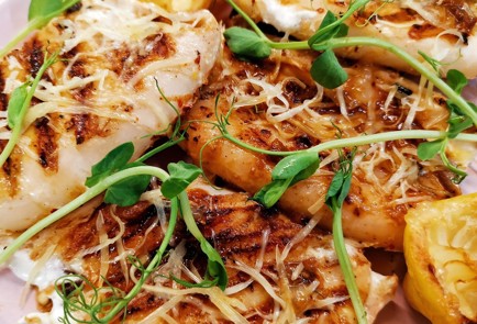 Фото шага рецепта Нежный сливочный кальмар на сковороде гриль 152651 шаг 13  