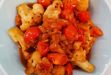 Фото шага рецепта Обжаренная в соевом соусе цветная капуста 151777 шаг 11  