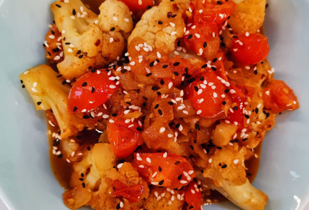 Фото шага рецепта Обжаренная в соевом соусе цветная капуста 151777 шаг 12  