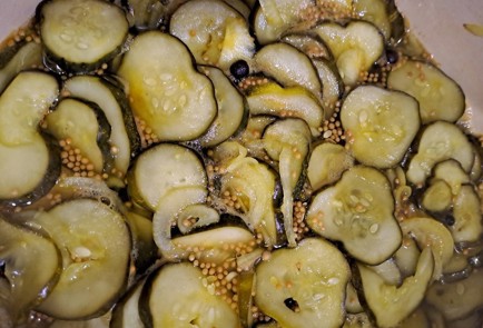 Фото шага рецепта Огурцы на зиму  пикули в банке 190213 шаг 10  