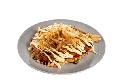 Фото шага рецепта Японский блинчик окономияки 137290 шаг 10  