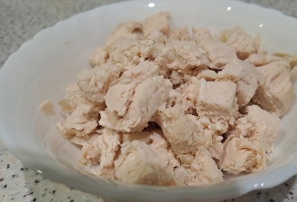 Фото шага рецепта Окрошка на майонезе с лимонным соком 189965 шаг 4  