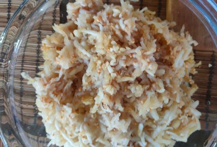 Фото шага рецепта Оладьи из баклажана и картофеля 174970 шаг 3  