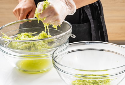 Фото шага рецепта Оладьи из кабачка и батата 186478 шаг 3  