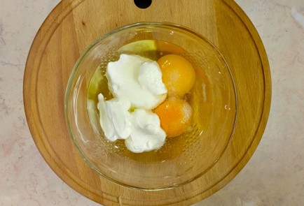 Фото шага рецепта Оладьи из картофеля и цукини с соусом из тунца 187050 шаг 6  