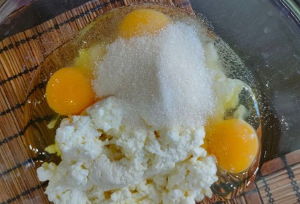 Фото шага рецепта Оладьи из яблок с творогом 174626 шаг 6  