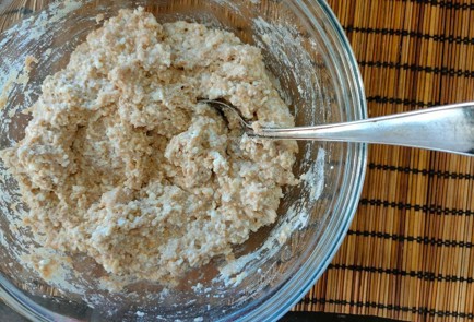 Фото шага рецепта Оладьи из яблок с творогом 174626 шаг 8  