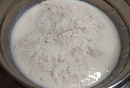 Фото шага рецепта Оладьи с бананом 188857 шаг 7  