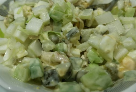 Фото шага рецепта Оливье с перепелкой 175213 шаг 11  