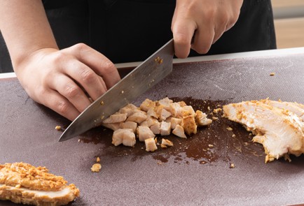 Фото шага рецепта Оливье с пряной курицей 140334 шаг 13  