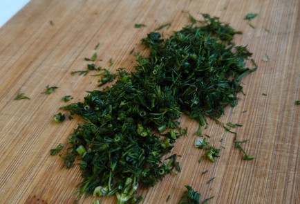 Фото шага рецепта Оливье со свежим огурцом и курицей 175147 шаг 7  