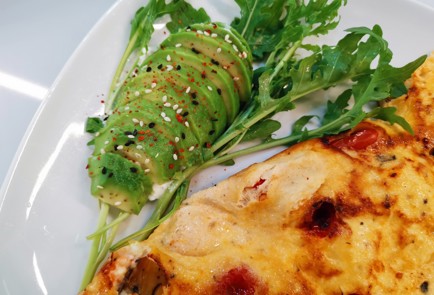 Фото шага рецепта Омлет с сыром рикотта 186558 шаг 10  