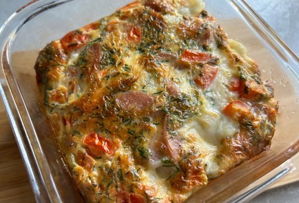 Фото шага рецепта Омлет в духовке 174270 шаг 13  