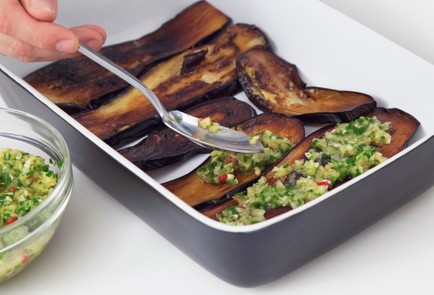 Фото шага рецепта Остренькие синенькие 80061 шаг 3  