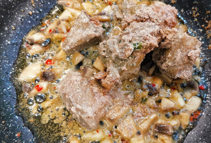 Фото шага рецепта Острый паштет с шампиньонами 151946 шаг 5  