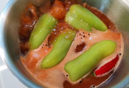 Фото шага рецепта Острые фаршированные перцы 190522 шаг 11  