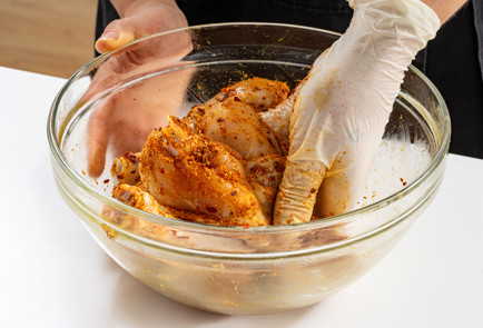 Фото шага рецепта Острые куриные ножки в аэрогриле 189915 шаг 4  