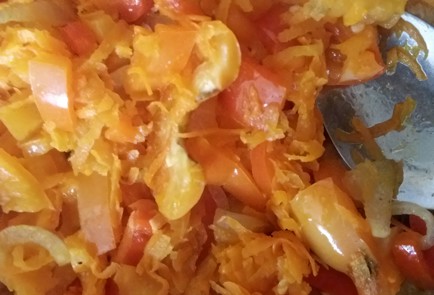 Фото шага рецепта Острый баклажанный салат 139888 шаг 3