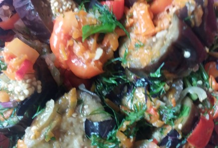 Фото шага рецепта Острый баклажанный салат 139888 шаг 5