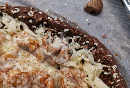 Фото шага рецепта Открытый кетопирог с лисичками 152659 шаг 11  