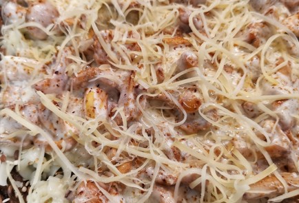 Фото шага рецепта Открытый кетопирог с лисичками 152659 шаг 12  