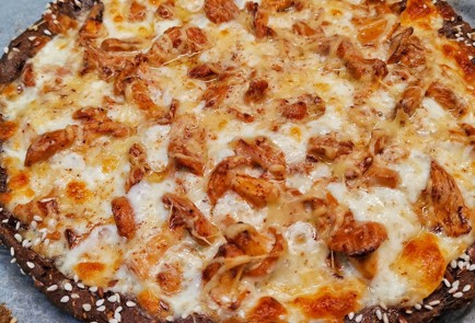 Фото шага рецепта Открытый кетопирог с лисичками 152659 шаг 14  