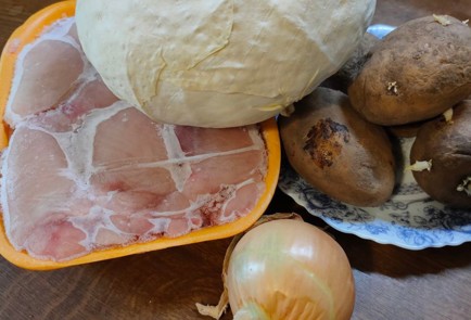 Фото шага рецепта Овощная запеканка с курицей 186406 шаг 1