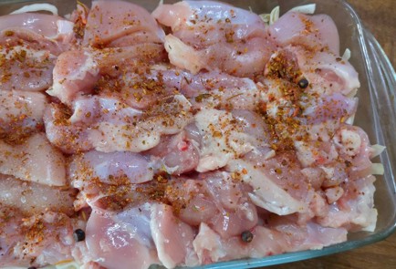 Фото шага рецепта Овощная запеканка с курицей 186406 шаг 14