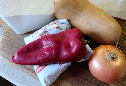 Фото шага рецепта Овощная запеканка с тыквой 190705 шаг 1  