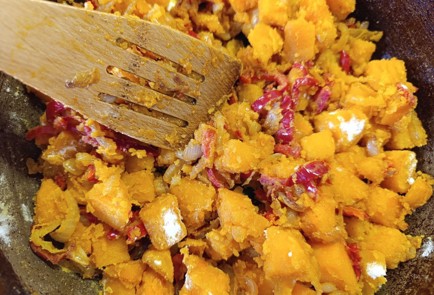 Фото шага рецепта Овощная запеканка с тыквой 190705 шаг 16  