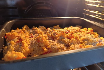 Фото шага рецепта Овощная запеканка с тыквой 190705 шаг 20  