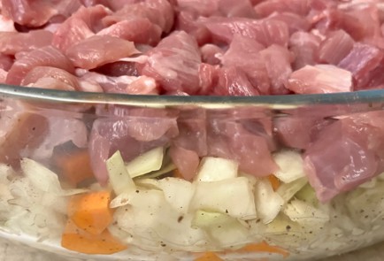 Фото шага рецепта Овощное рагу с филе бедра индейки 190845 шаг 8  