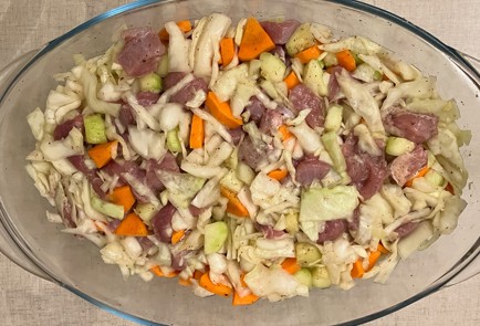 Фото шага рецепта Овощное рагу с филе бедра индейки 190845 шаг 9  