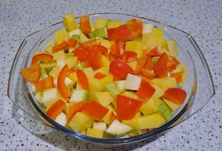 Фото шага рецепта Овощное рагу с говядиной в духовке 188531 шаг 8  