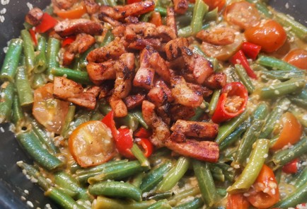 Фото шага рецепта Овощное рагу с колбасой 174436 шаг 12  