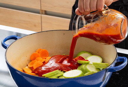 Фото шага рецепта Овощное рагу с навагой 189269 шаг 8  