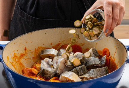 Фото шага рецепта Овощное рагу с навагой 189269 шаг 9  