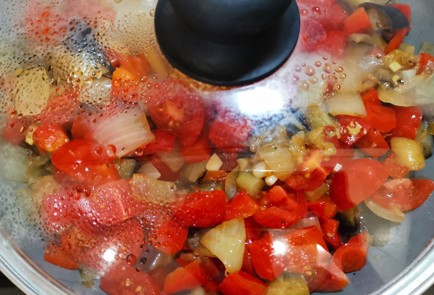 Фото шага рецепта Овощное рагу со сливками 173584 шаг 10