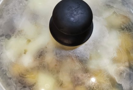 Фото шага рецепта Овощное рагу со сливками 173584 шаг 4