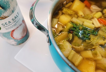 Фото шага рецепта Овощной бульон 188895 шаг 11  