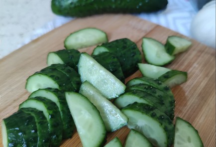 Фото шага рецепта Овощной салат погрузински 173389 шаг 2  