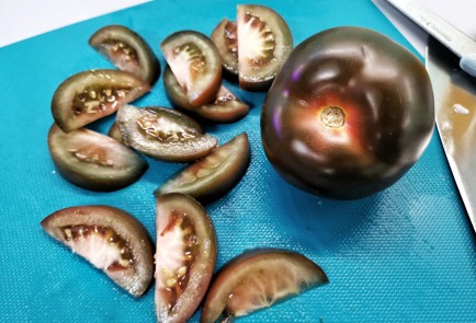 Фото шага рецепта Овощной салат с льняным маслом 140176 шаг 8  