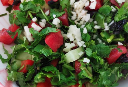 Фото шага рецепта Овощной салат 189109 шаг 8  