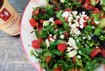 Фото шага рецепта Овощной салат 189109 шаг 9  