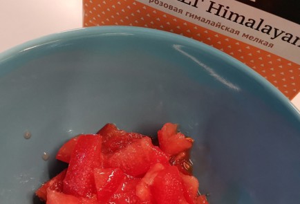 Фото шага рецепта Овощной салат с индейкой карри 152919 шаг 2