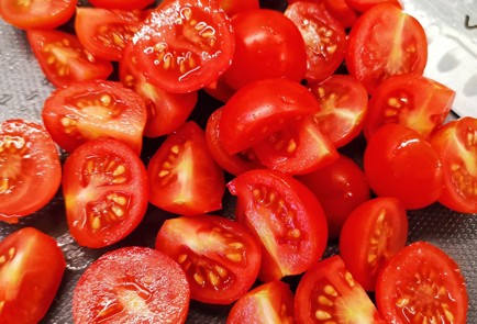 Фото шага рецепта Овощной салат с песто и майонезом 151291 шаг 12  