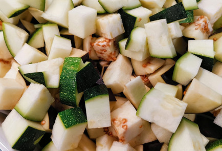 Фото шага рецепта Овощное рагу с беконом и сливками 151492 шаг 14  