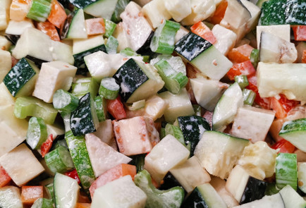 Фото шага рецепта Овощное рагу с беконом и сливками 151492 шаг 19  