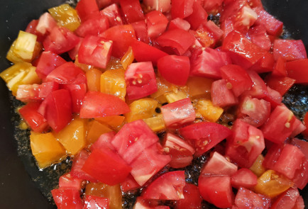 Фото шага рецепта Овощное рагу с беконом и сливками 151492 шаг 3  