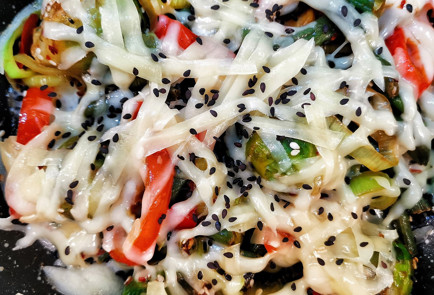 Фото шага рецепта Овощное рагу с сыром дорблю и пармезаном 151762 шаг 15  